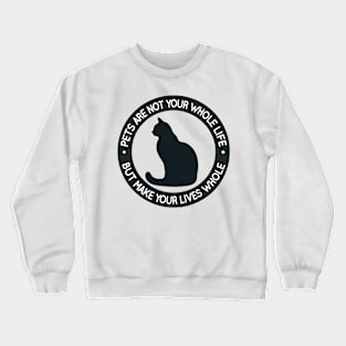 Companion's Silhouette: National Pet Day Crewneck Sweatshirt